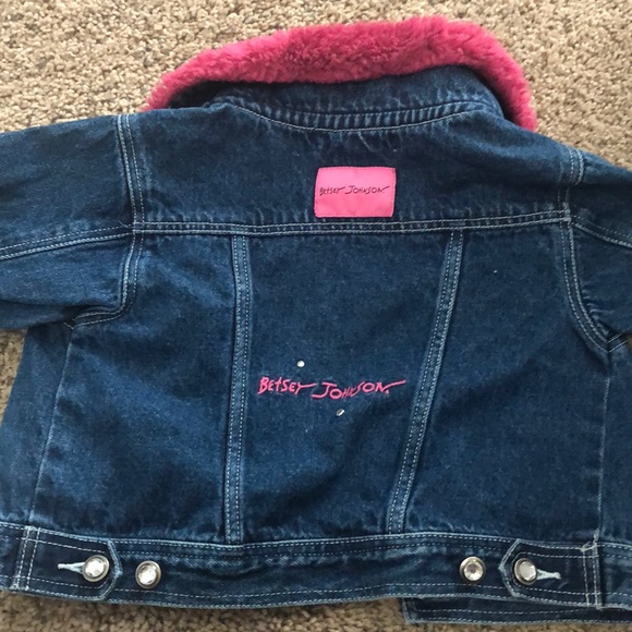 Girls 3T Betsy Johnson Jean Jacket - Picture 3 of 3
